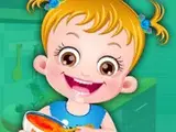 العاب بيبي هازل طبخ مع اخوها