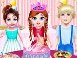 طبخ كيك عيد ميلاد بالشوكولاته والكريمة