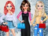 تلبيس اميرات ديزني ملابس الشتاء