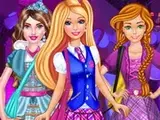 تلبيس باربي في مدرسة الاميرات