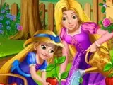 ألعاب مزرعة ربانزل وابنتها