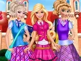 لعبه مكياج وتلبيس السا وباربي
