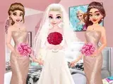تلبيس العروسة زفاف
